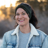 Stirnband ANNI Merino – Olivgrün