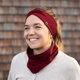 Loop LUAN Bio-Baumwolle – Weinrot
