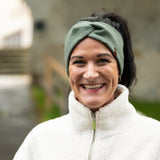 Stirnband ELLA Bio-Baumwolle – Salbeigrün