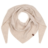 DREIECKSSCHAL Merino – Beige