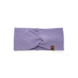 Stirnband ANNI Merino – Fliederlila