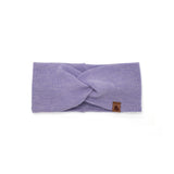 Stirnband ANNI Merino – Fliederlila