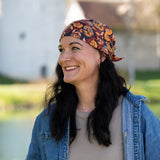 Tuch BANDANA – Oriental blau
