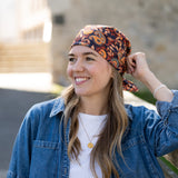 Tuch BANDANA – Oriental blau