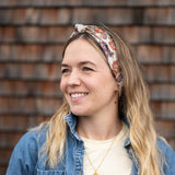 Tuch BANDANA – Flora cremeorange