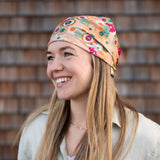 Tuch BANDANA – Flora apricot