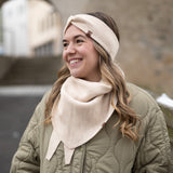DREIECKSSCHAL Merino – Beige