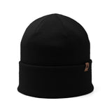 Mütze BIBERKOPF Merino – Schwarz