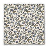 Tuch BANDANA – Flora cremeblau