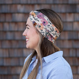 Haarband FLORA Bio-Baumwolle – Beige