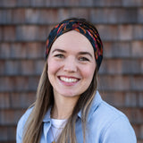 Haarband FLORA Bio-Baumwolle – Dunkelblau