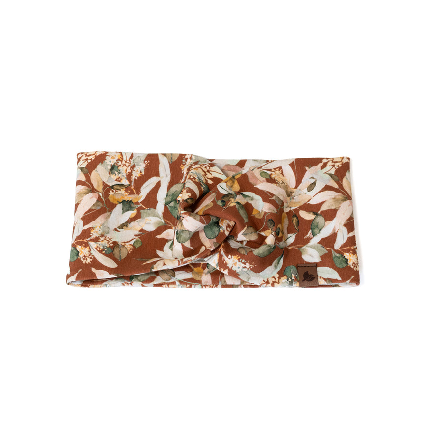 Haarband FLORA Bio-Baumwolle – Terracotta