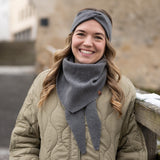 DREIECKSSCHAL Merino – Nebelgrau