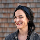 Haarreif KNOTEN – Dunkelblau