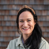 Haarreif KNOTEN – Flora beige