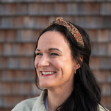 Haarreif KNOTEN – Flora beige