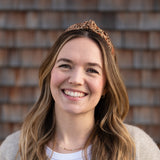 Haarreif KNOTEN – Flora beige