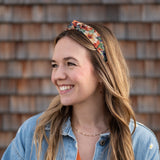 Haarreif KNOTEN – Flora orange