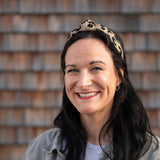 Haarreif KNOTEN – Leo beige