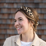 Haarreif KNOTEN – Leo beige