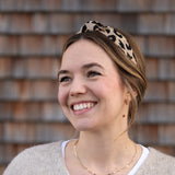 Haarreif KNOTEN – Leo beige