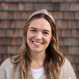 Haarreif KNOTEN – Altrosa