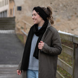 Stirnband ANNI Merino – Schwarz