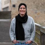 Stirnband ANNI Merino – Schwarz