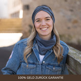 Haarband EMMI Bio-Baumwolle – Mondgrau