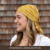 Tuch BANDANA - Ockergelb