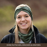 Haarband EMMI Bio-Baumwolle – Olivgrün