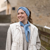 Schal SOPHIE Merino – Eisblau