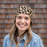 Tuch BANDANA - Leo beige