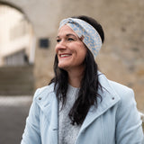 Stirnband LEO Merino – Beigeblau